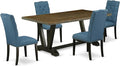 East West Furniture V677EL121-5 5 Piece Modern Dining Table Set Includes a by EastWestFurniture