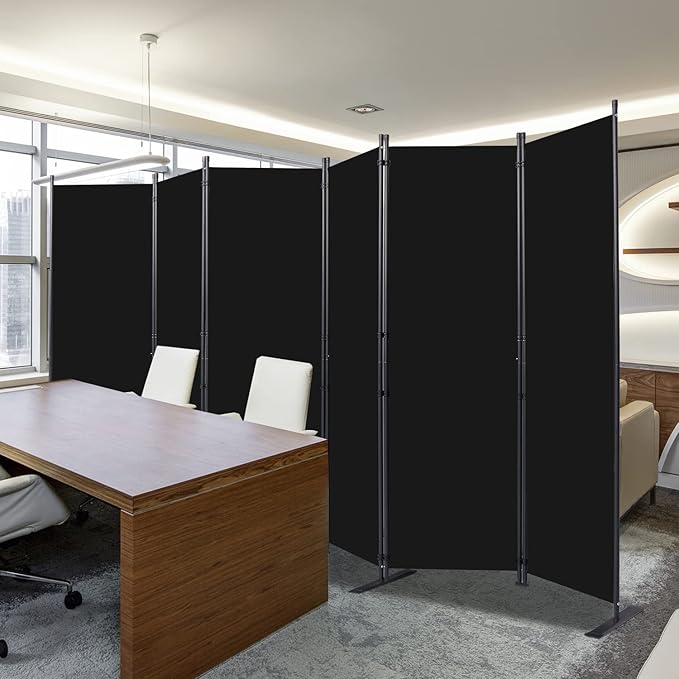 Room Divider, 6 Panel Folding Privacy Screens - Image 6