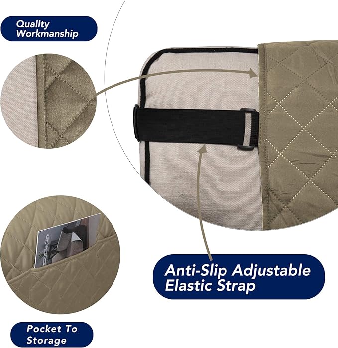 PureFit Reversible Sofa Couch Cover Water Resistant Couch Covers - Image 3
