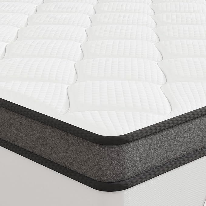 ELEMUSE 3 Inch King Size Memory Foam Mattress Topper, High Density Gel Foam Bed - Image 9