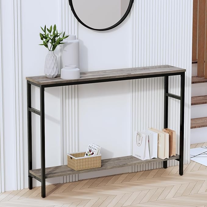 Narrow Console Table, 47 Inch Sofa Table - Image 8