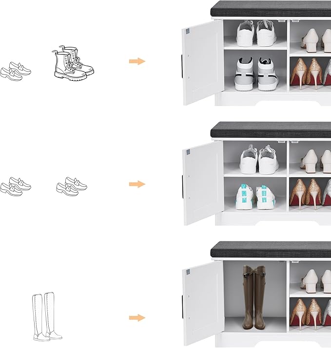 2-Tier Storage Bench, Shoe Bench - Image 4