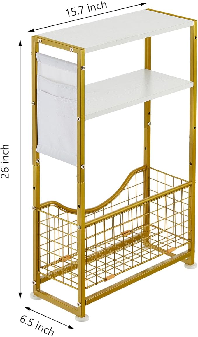Narrow Side Table, Skinny Small End Tables - Image 2