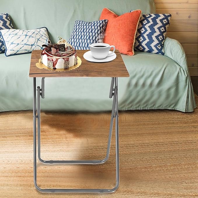 Garden 4 you Folding TV Tray Table Set of 2, TV Dinner Table - Image 7