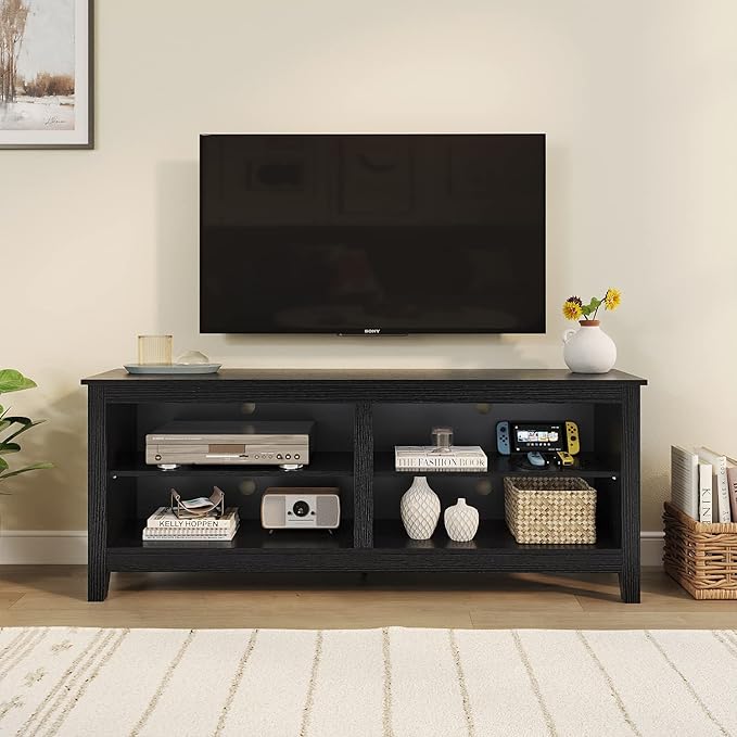 Panana TV Stand, Classic 4 Cubby TV Stand by Panana