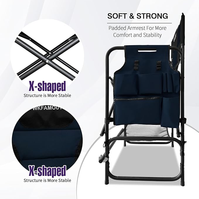 Tall Folding Directors Chair - Image 6