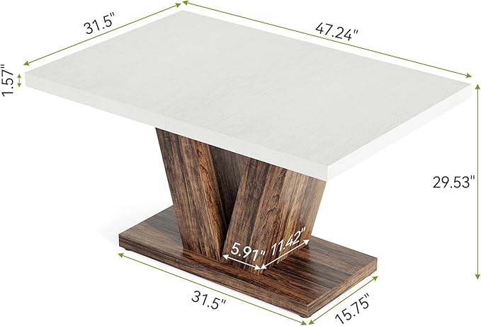 LITTLE TREE 47 Inches Dining Table - Image 3