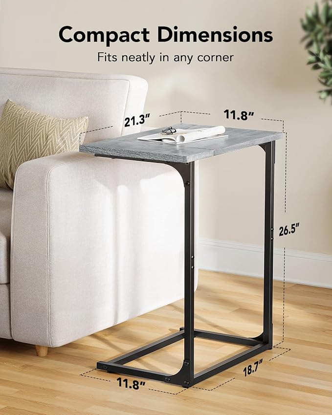 Pipishell C-Shaped Side Table, C-Table - Image 2