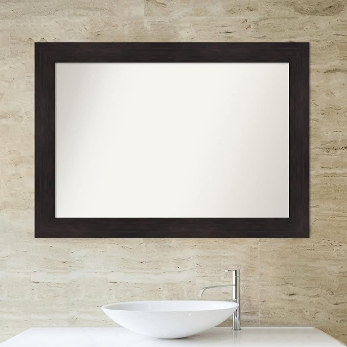 Amanti Art Silver Bathroom Mirror - Image 6