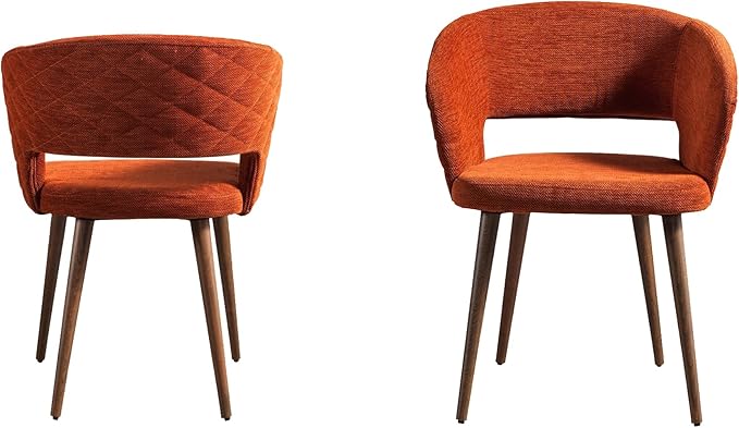 Ottomanson Dining Chair, Palermos Orange by Ottomanson
