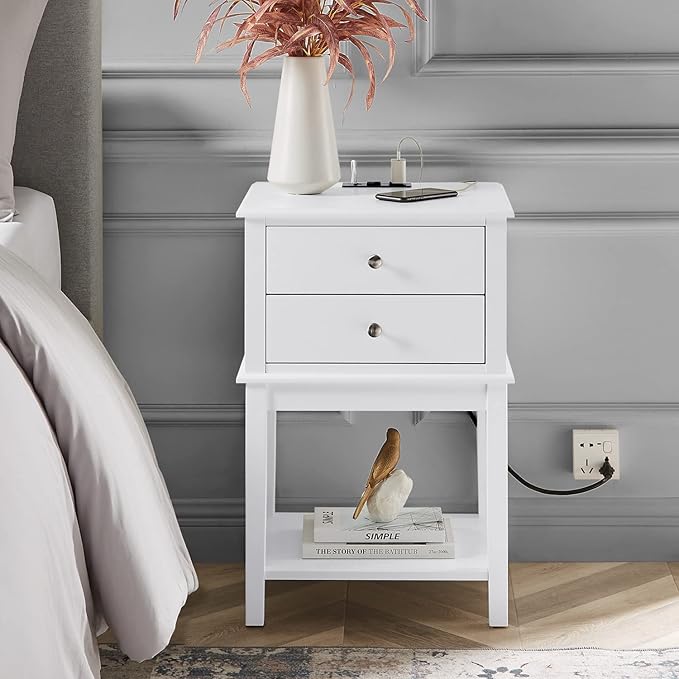 conifferism White Nightstand - Image 7