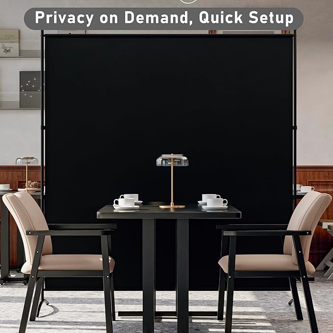 Room Divider 63''W x 71''H Large Single Panel, Privacy Screen - Image 6