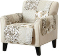 Great Bay Home Patchwork Scalloped Printed Furniture Protector Stain Resistant by GreatBayHome