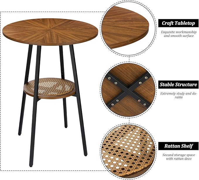 ZYBT Boho Bar Height Table - Image 6