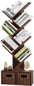 Vagusicc Tree Bookshelf, 6 Tier Bookshelf by Vagusicc