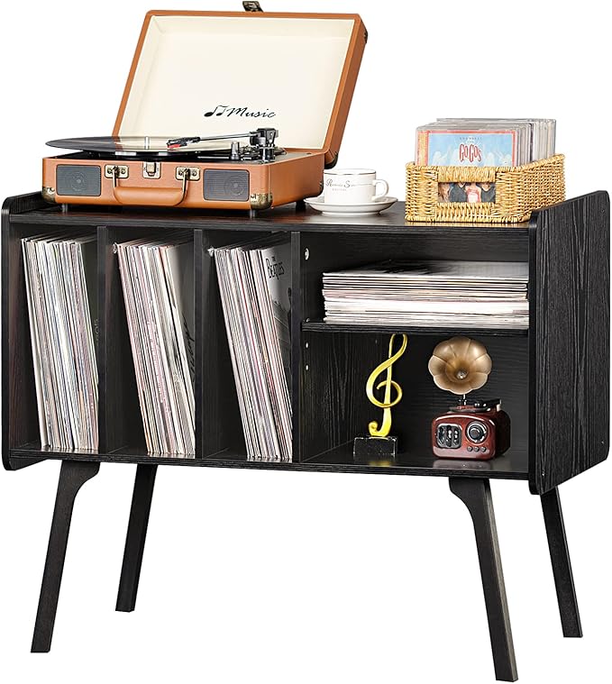 Lerliuo Record Player Stand by Lerliuo