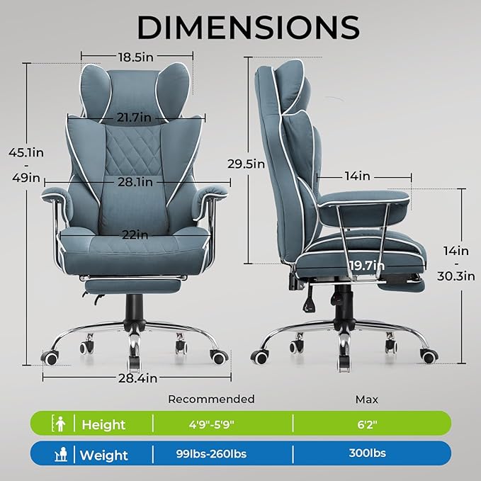 GTRACING Gaming Chair, Office Chair - Image 2