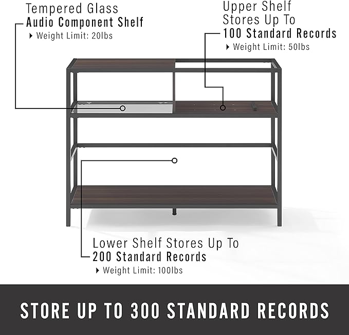 Crosley Furniture Provo Console Record Player Stand - Image 6