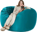 HABUTWAY Bean Bag Chair: Giant 4' Memory Foam Furniture Bean Bag Chairs by HABUTWAYMakeYourLifeComfortable