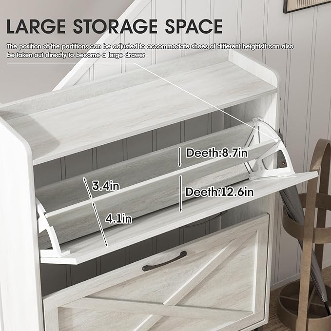 Maupvit Shoe Storage Cabinet - Image 6