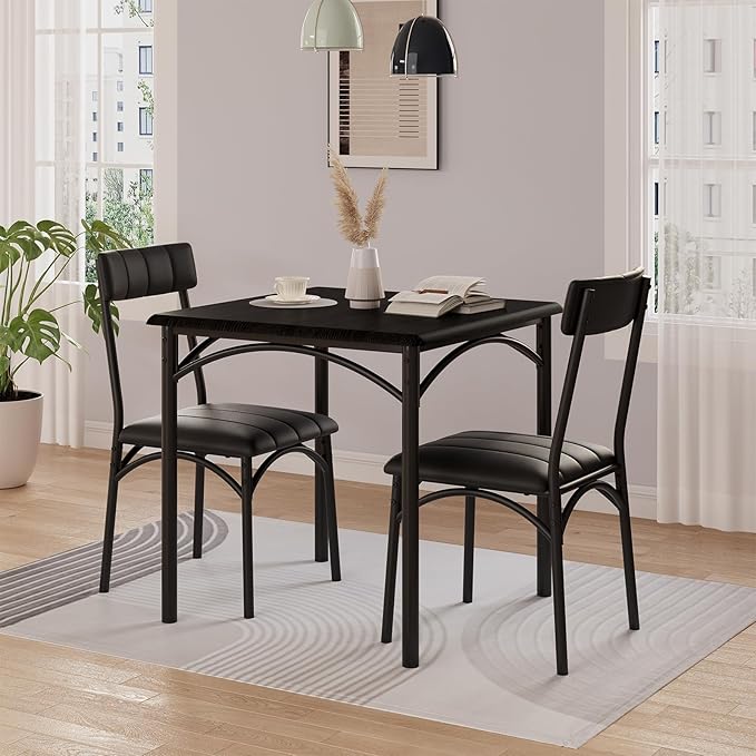 GarveeHome Dining Table Set for 2, Kitchen Table - Image 7