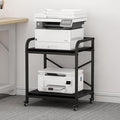2 Tier Large Printer Stand, 20 x 20 Inches Printer Table by Vokumba