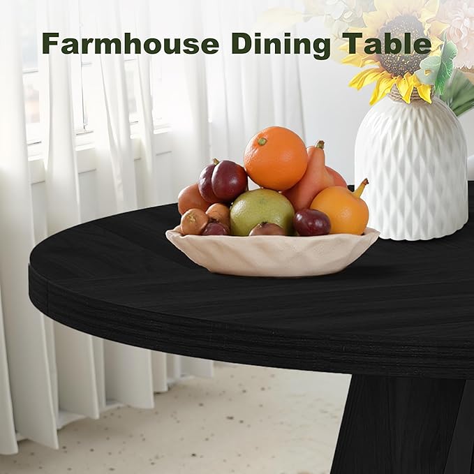 NicBex 47-Inch Round Dining Table - Image 4