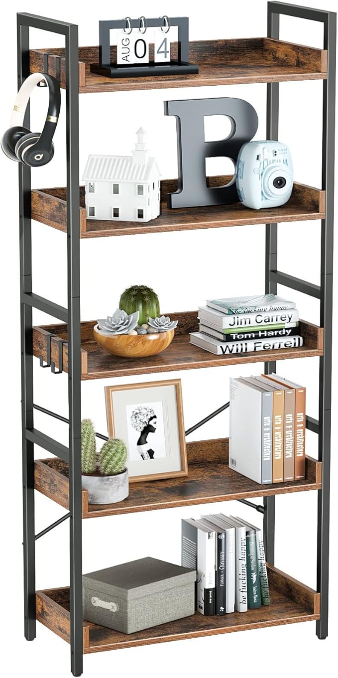 Rolanstar Bookshelf 5 Tier - Image 8