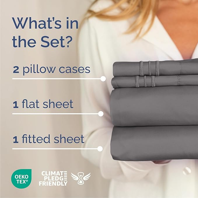 Cal King Size 4 Piece Sheet Set - Image 2