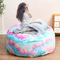 Colorful Bean Bag Chair for Adults Kids Without Filling Comfy Fluffy Giant by FunnyFurnitureforYourHous
