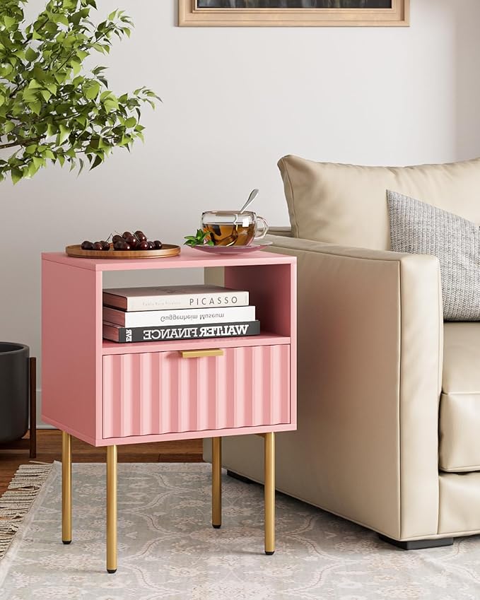 Nightstand, Modern Bedside Table - Image 9