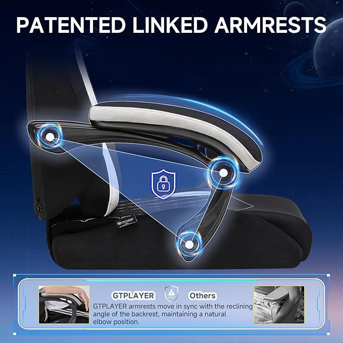 GTPLAYER Gaming Chair, Video Game Chairs - Image 5