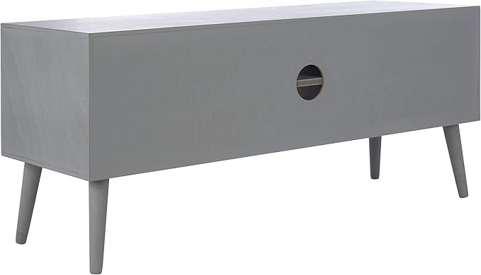 SAFAVIEH Sorrel TV Stand for up to 55" Flatscreen – Distressed Grey, 2 Doors - Image 10