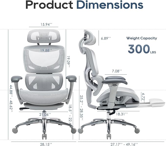 COLAMY Ergonomic Mesh Office Chair - Image 3