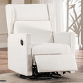 COMHOMA Nursery Rocking Chair Teddy Upholstered Swivel Rocker Recliner Manual by ComHoma