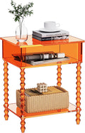 Acrylic Side Table, Nightstand for Living Room by AcrylicTable