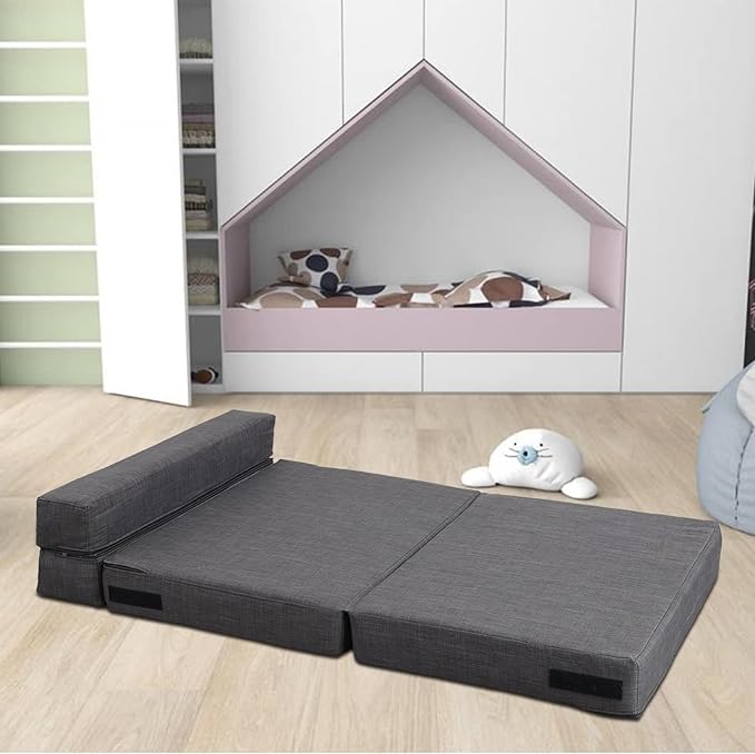 ANONER 60" Fold Sofa Bed Couch Memory Foam - Image 7