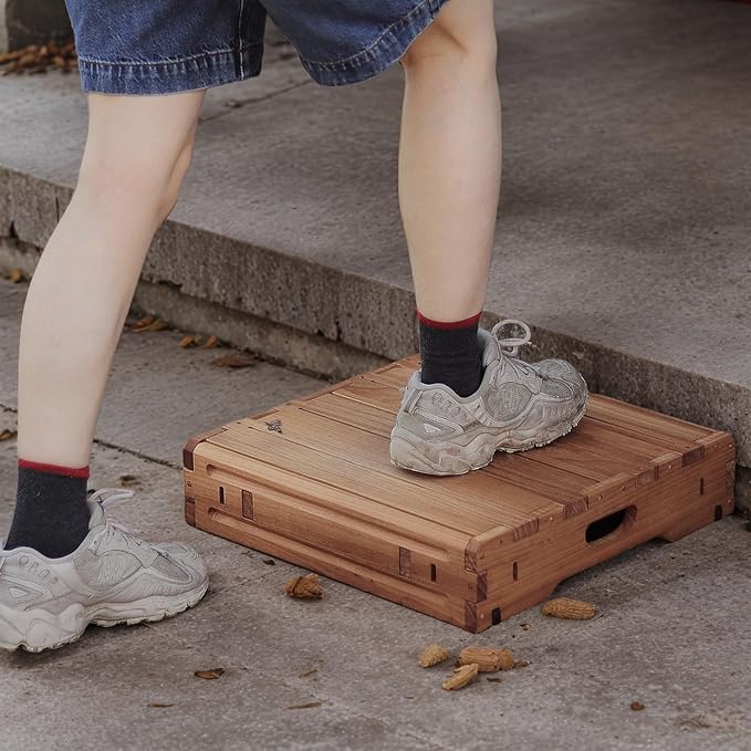 Wooden Platform 3.7" Height.One Step Stool Larger 31.5" - Image 6