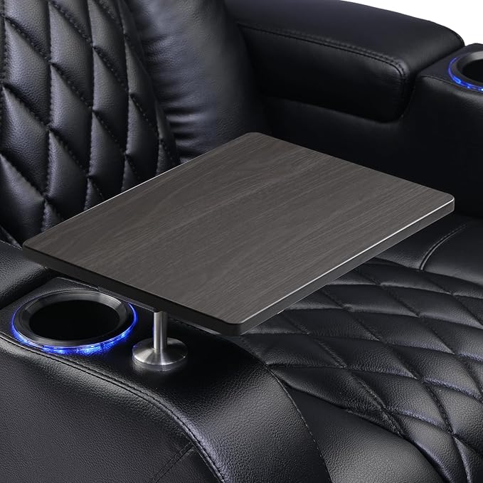 Home Theater Seating Series Swivel Tray Table by Weilianda