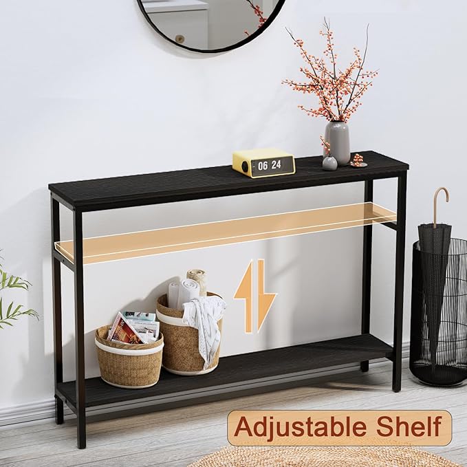 Narrow Console Table, 47 Inch Sofa Table - Image 4
