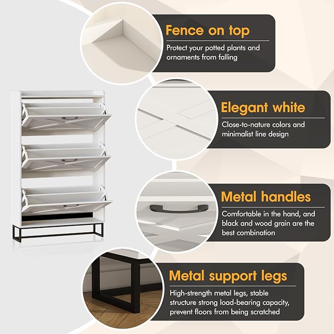 Maupvit Shoe Storage Cabinet - Image 4