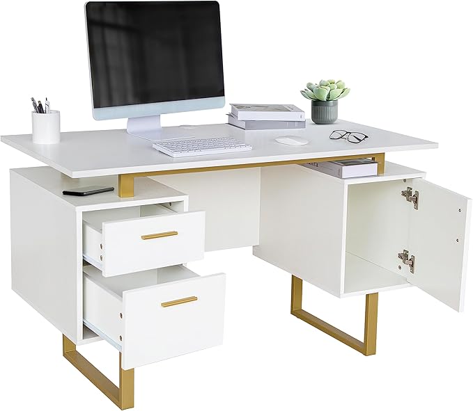 Techni Mobili Storage Drawers and Cabinet 51.25” W-Modern Office Large Floating - Image 10