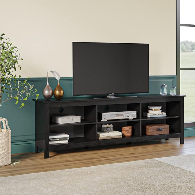 Panana TV Stand, Moden 6 Cubby TV Stand - Image 4