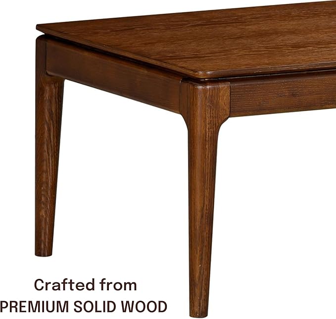 Mingle Modern Wooden Rectangle Coffee Table - Image 5