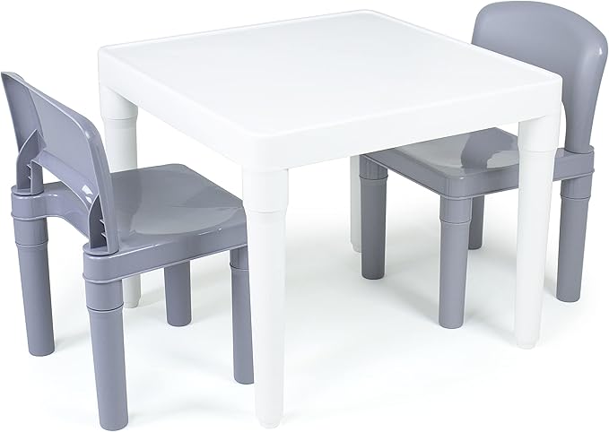 Humble Crew Kids Dry Erase Plastic Table and 2 Set by HumbleCrew