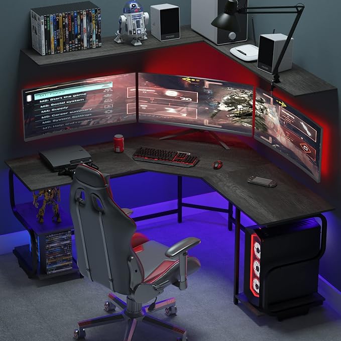 Teraves Modern L Shaped Desk - Image 2