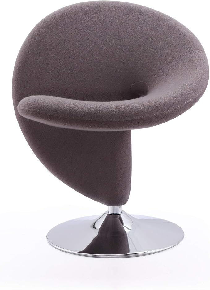 Manhattan Comfort Curl Swivel Accent Chair Set of 2 - Image 4