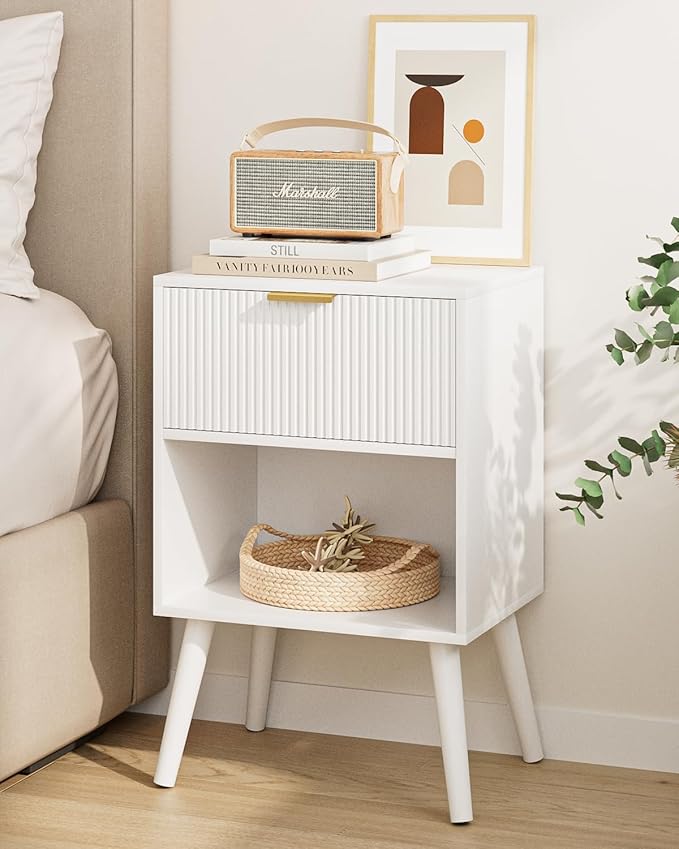 Nightstand, Small Side Table, Bedside Table by Aienvey