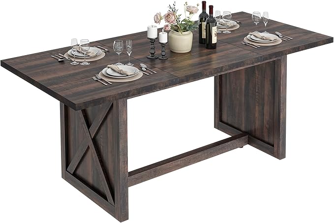 DWVO Farmhouse Large Dining Table - Image 7