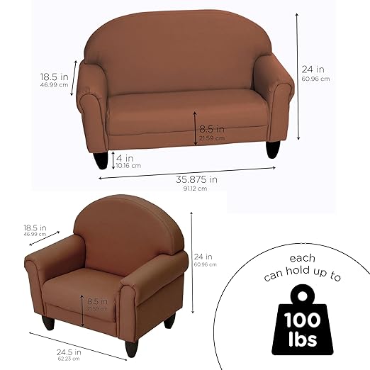 Children's Factory As We Grow Chair and Couch, Flexible Seating - Image 2